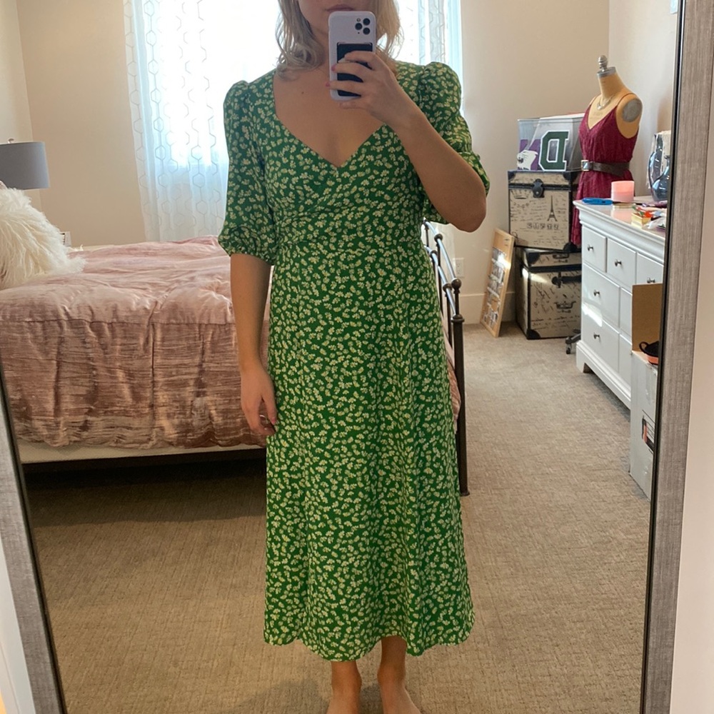 WAYF floral maxi dress size M